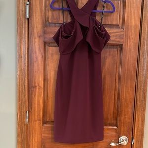 Size small burgundy Rachel Rachel Roy dress . Worn once
